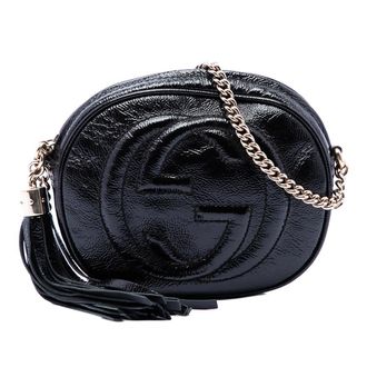 Gucci Pre-owned Gucci Mini Patent Soho Chain Crossbody Ladies BLBM8RQLANTB0JPI