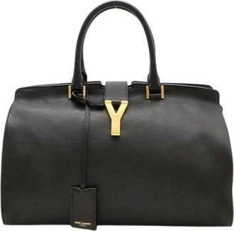 Saint Laurent Pre-owned Handbags, female, Black, Size: ONE SIZE Pre-owned Vintage Handbag