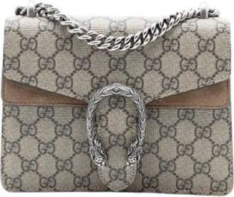 Gucci Pre-owned Cross Body Bags, female, Beige, Size: ONE SIZE Pre-owned Dionysus Crossbody Bag