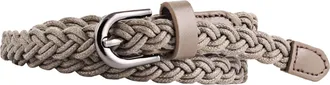 Generic Ladies Stretch Belts Vintage Elasticated Woven Braided Fabric Waist Belt with Buckle