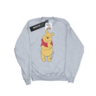 Disney Heren Winnie De Poeh Klassiek Poeh Sweatshirt (Sportgrijs)