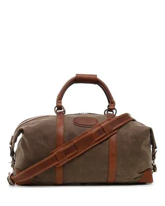 Korchmar Twain 22 Waxed Canvas Weekender in Olive at Nordstrom