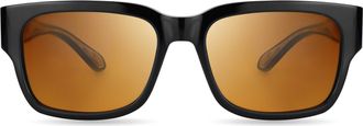 Bugatti Mens 56 mm Black Sunglasses