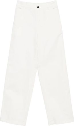 Barena Pantaloni con vita elasticizzata - Bianco