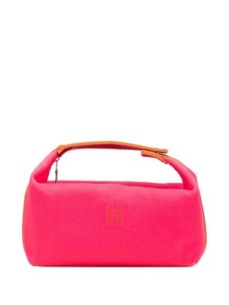 Hermès 2020-2025 Large Canvas Bride A Brac vanity bag - Pink