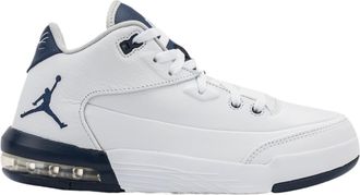 Nike Nike Flight Origin 3 Mens Basketball Shoes (White/Midnight Navy/Neutral Grey), White/Midnight Navy, 8.5 UK