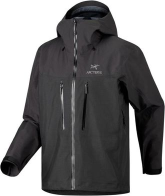 Arc'teryx Alpha Jacket Regenjacke f&uuml;r Herren | schwarz/grau
