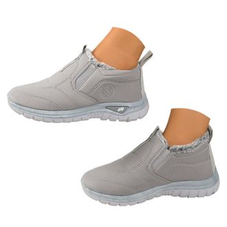 Generic Women Winter Snow Boots Thermal Insulated Comfortable Lined Cold Weather Outdoor Snow Boots Outdoor Waterproof Orthopedic Arch Support Walking Shoes (