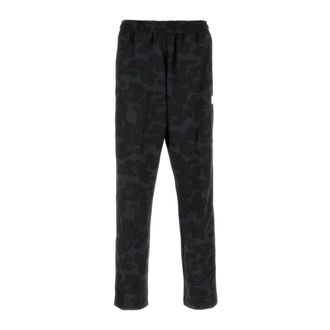 A Bathing Ape Sweatpants, male, Black, Size: XL Printed Polyester Joggers
