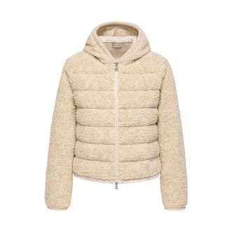 Moncler Truien - Dames - Fleece jassen - Beige - M - Fitness