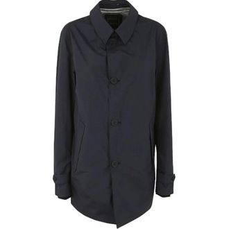 Herno Heren, Mantels, Blauw, Maat: 7XL