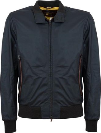 STEWART Etere Jacket - Heren - Bomber jackets - Blauw - M - Leer - Jassen