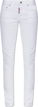 Dsquared2 Super Skinny Jeans - Dames - Skinny Jeans - Wit - S - Tweed - Jeans