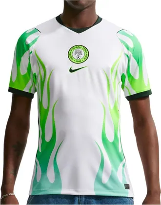 Nike Nigeria 2026 Stadium Away Dri-FIT Replica Jersey White Green Glow Black IB5376-100