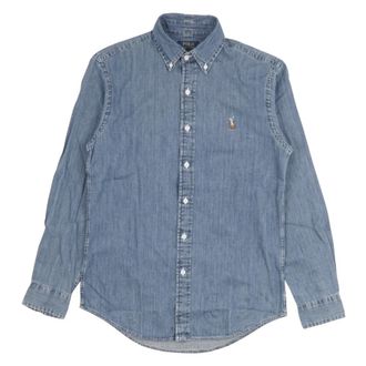 Polo Ralph Lauren Casual Overhemden - Heren - Spijkeroverhemden - Blauw - M - Denim - Overhemden