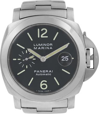 Officine Panerai Pre-owned Panerai Luminor Marina Automatic Black Dial Mens Watch PAM00299