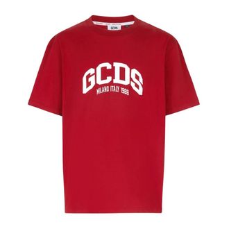 GCDS Gcds, Heren, Tops, Rood, Maat: XL Katoen