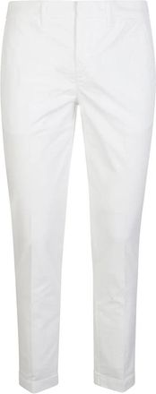Fay Capri Classic Pant - Heren - Chinos - Wit - W34 - Broeken