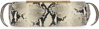 Khaite Donna Snakeskin Embossed Evening Clutch in 121 Natural at Nordstrom