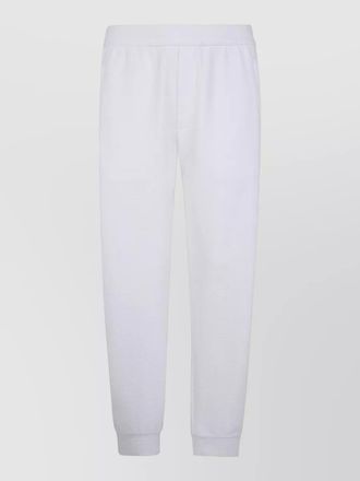 Emporio Armani trousers side pockets ribbed cuffs design