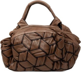 Loewe Nappa Aire Brown Leather Tote Bag (Pre-Owned)