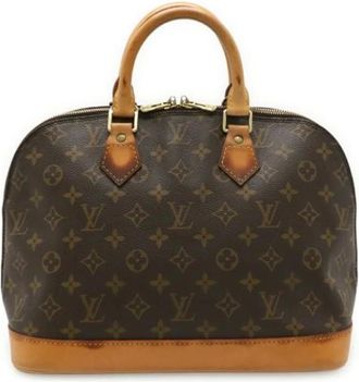 Louis Vuitton Pre-owned Handbags, female, Brown, Size: ONE SIZE Pre-owned Canvas Handbag