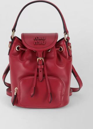 Miu Miu softy bucket bag shoulder strap top handle