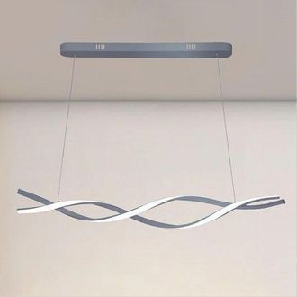 Trade Shop Trade Shop - Copy Of Lampadario A Sospensione Argento Con 2 Sfere In Vetro Bianco Attacco G9 E27 33498