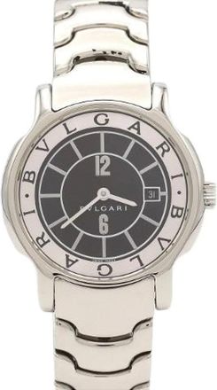Bulgari Orologio Pre-owned Solotempo in Acciaio Inossidabile - - Pre-owned - Donna - Grigio - ONE SIZE