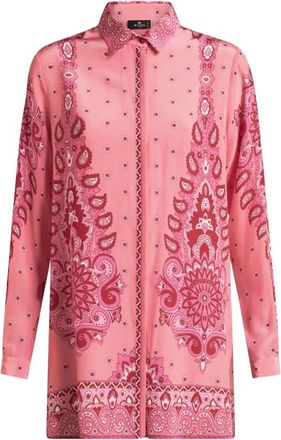 Etro Stijlvolle Mode Accessoires voor Mannen - Dames - Overhemden - Rood - XS - Overhemden