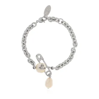 Vivienne Westwood Bracelets, female, Gray, Size: ONE SIZE Brass Bracelet