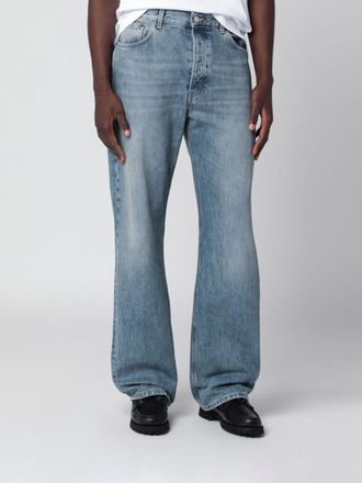 Jeanerica Jeans modello straight-leg in denim di cotone a vita media
