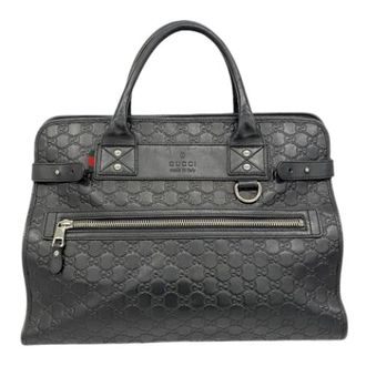 Gucci unisex, Pre-owned, Zwart, Maat: ONE Size Leer