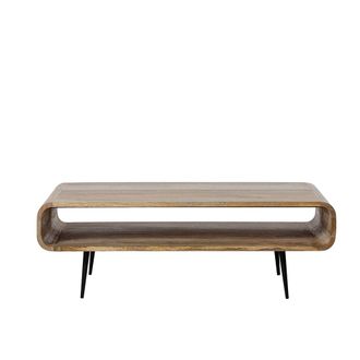 Swoon Editions Swoon | Harring | Scandi Coffee Table | Brown | Mango Wood | W: 90 cm H: 31 cm
