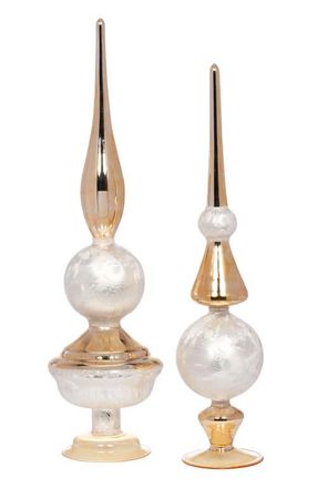 Mark Roberts Christmas Finial, Set of 2 in Amber at Nordstrom