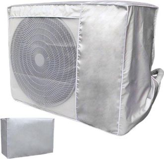No Brand Fundas Para Unidades Exteriores De Aire Acondicionado: Funda Impermeable De Tela Oxford De Alta Resistencia Para Unidades Exteriores, Protecci&oacute;n Contr