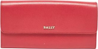 Bally Tweedehands leren portemonnees - Dames - Vintage Accessoires - Roze - ONE Size - Vintage