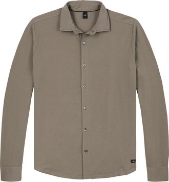 Wahts Mens Shirts Taupe Brown / XL