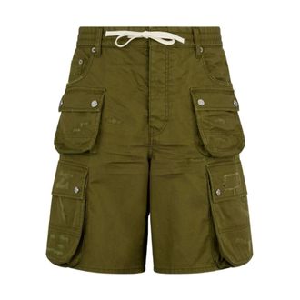 Dsquared2 Casual Shorts, male, Green, Size: 3XL Trousers