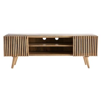 Miliboo Miliboo - Mueble Tv En Mango Con Puertas Correderas Alba
