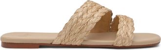 Castaner Paz Platte Sandalen - Dames - Sandalen - Beige - 35 EU - Leer - Schoenen
