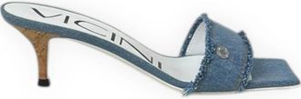 Vicini Sandalo - Dames - Muiltjes - Blauw - 40 EU - Schoenen