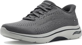 Skechers Go Walk Arch-Fit 2.0 Percy Hands Free Slip-In Mens Walking Shoes Charcoal : 10.5 D - Medium, Synthetic