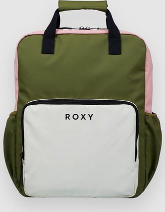 Roxy Schoolie Rucksack gr&uuml;n