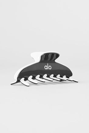 Alo | Outline Claw Clip in Black/White