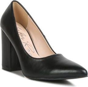 London Rag Zhuri Pointed Toe Pump in Black at Nordstrom Rack, Size 8.5