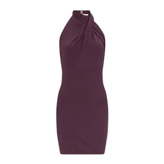 Balmain Vestido de Jersey con Espalda Descubierta - Dresses - Mujer - P&uacute;rpura - 2XS