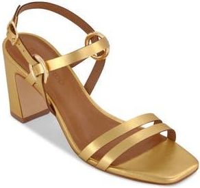 Bernardo Irisa Sandal in Gold Metallic Antique Calf at Nordstrom Rack, Size 8.5