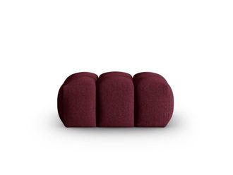 CXL by Christian Lacroix Puf de tejido estructural granate