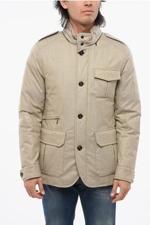 Moorer Cashmere BRUEGUEL Down Jacket with Extractable Hood size 54